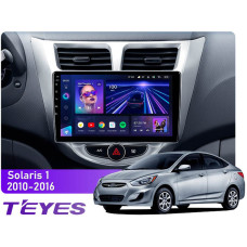 Штатна магнітола Teyes CC3 4+64 Gb Hyundai Solaris 1 2010-2016 9″