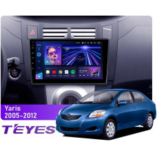 Штатная магнитола Teyes CC3 4+64 Gb Toyota Yaris XP90 2005-2012 (F1) 9″
