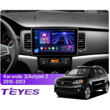Штатна магнітола Teyes CC3 4+64 Gb SsangYong Korando 3 / Actyon 2 2010-2013 9″