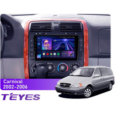 Штатная магнитола Teyes CC3 4+64 Gb Kia Carnival UP GQ 2002-2006 9″