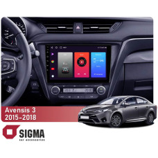 Штатная магнитола Sigma F10216 2+32 Gb Toyota Avensis 3 2015-2018 (F2) 10″