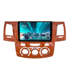 Штатна магнітола Teyes CC4 6+64 Gb Toyota Fortuner 1 AN50 AN60 HILUX Revo Vigo 2008-2014 brown 9" 2k
