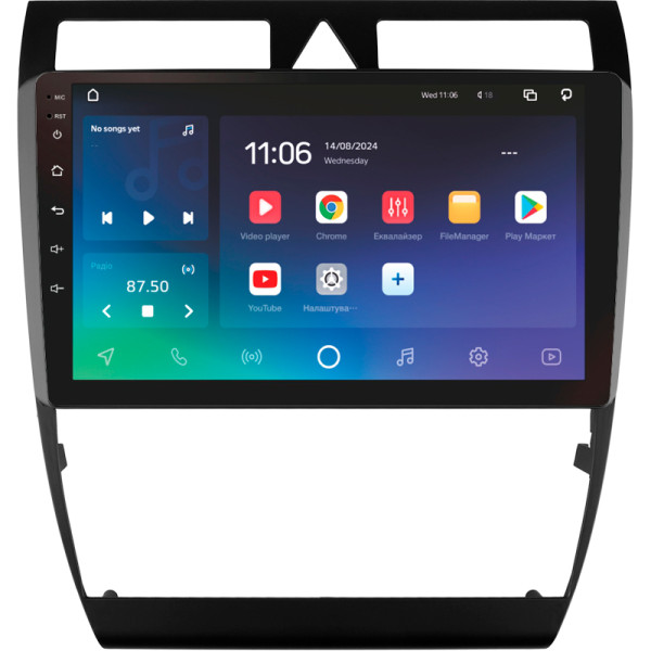 Штатна магнітола SIGMA PRO 9432 ANDROID 10 4+32 Gb 4G DSP Audi A6 2 1997-2004 S6 2 1999-2004 RS6 1 2002-2006 9
