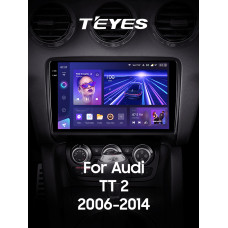 Штатная магнитола Teyes CC3 2k 4+32 Gb Audi TT 2 8J 2006-2014 9″