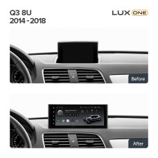 Штатная магнитола Teyes LUX ONE 6+128 Gb Audi Q3 8U 2014-2018 (B) 12.3″
