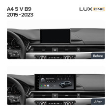 Штатна магнітола Teyes LUX ONE 6+128 Gb Audi A4 B9 2015-2023 12.3"