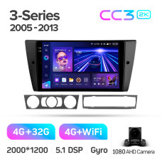 Штатная магнитола Teyes CC3 2k 4+32 Gb BMW 3-Series E90/E92/E93/E91 2005-2013 9″