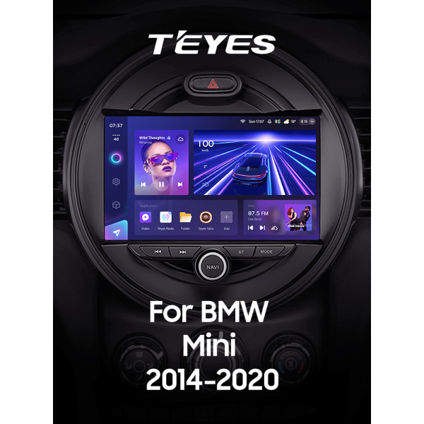 Штатна магнітола Teyes CC3 6+128 Gb з коловим оглядом 360° BMW Mini 2014-2020 9