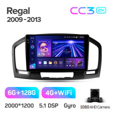 Штатная магнитола Teyes CC3 2k 6+128 Gb Buick Regal / Opel Insignia 2009-2013 9″