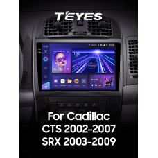 Штатная магнитола Teyes CC3 2k 4+32 Gb Cadillac CTS 2002-2007, SRX 2003-2009 10″