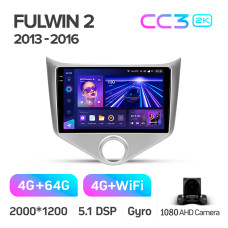 Штатна магнітола Teyes CC3 4+64 Gb Chery Fulwin 2 Very A13 (F1) 2013 - 2016 9" 2k