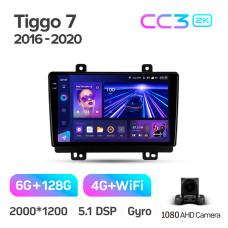 Штатна магнітола Teyes CC3 6+128 Gb Chery Tiggo 7 1 2016-2020 (F1) 9" 2k (L1)