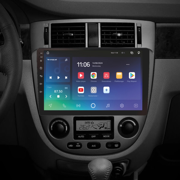 Штатна магнітола SIGMA PRO 10432 ANDROID 10 4+32 Gb 4G DSP Chevrolet Lacetti J200 For Buick Excelle Hrv 2004-2013 For Daewoo Gentra 2 2013-2015(F2 10