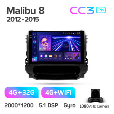 Штатна магнітола Teyes CC3 4+32 Gb Chevrolet Malibu 8 2012-2015 9" 2k