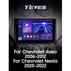 Штатная магнитола Teyes CC3 2k 4+64 Gb Chevrolet Aveo T250 2006-2012 / Nexia 1 2020-2022 9″