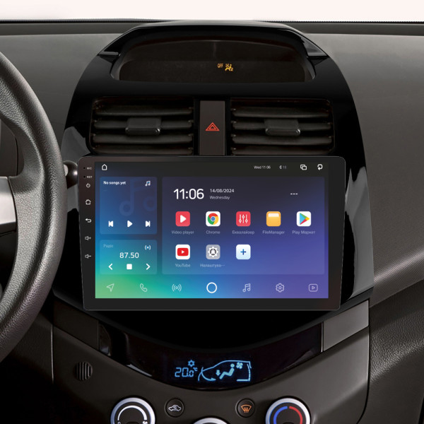 Штатна магнітола SIGMA PRO 9432 ANDROID 10 4+32 Gb 4G DSP Chevrolet Spark M300 2009 - 2016 (F1) 9