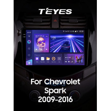 Штатная магнитола Teyes CC3 2k 4+64 Gb Chevrolet Spark M300 2009-2016 (F1) 9″