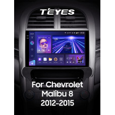 Штатна магнітола Teyes CC3 6+128 Gb з коловим оглядом 360° Chevrolet Malibu 8 2012-2015 9" 2k