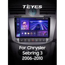Штатна магнітола Teyes CC3 6+128 Gb Chrysler Sebring 3 JS 2006-2010 9" 2k (L1)