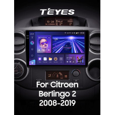 Штатная магнитола Teyes CC3 2k 6+128 Gb 360° Citroen Berlingo 2 B9 2008-2019 9″