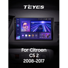 Штатная магнитола Teyes CC3 2k 4+64 Gb Citroen C5 2 2008-2017 (F1) 9″
