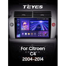 Штатна магнітола Teyes CC3 6+128 Gb Citroen C4 LA LC C-Triomphe C-Quatre 2004-2014 9" 2k
