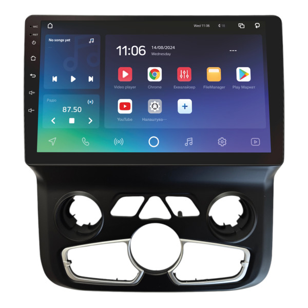 Штатна магнітола SIGMA X9432 ANDROID 10 4+32 Gb 4G DSP Dodge RAM 1500 2500 3500 4500 5500 2013-2019 AT AC Black 9