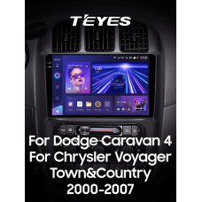 Штатна магнітола Teyes CC3 4+32 Gb Dodge Caravan 4 For Chrysler Voyager RG RS For Town and Country RS 2000-2007 (B) 10" 2k (L1)