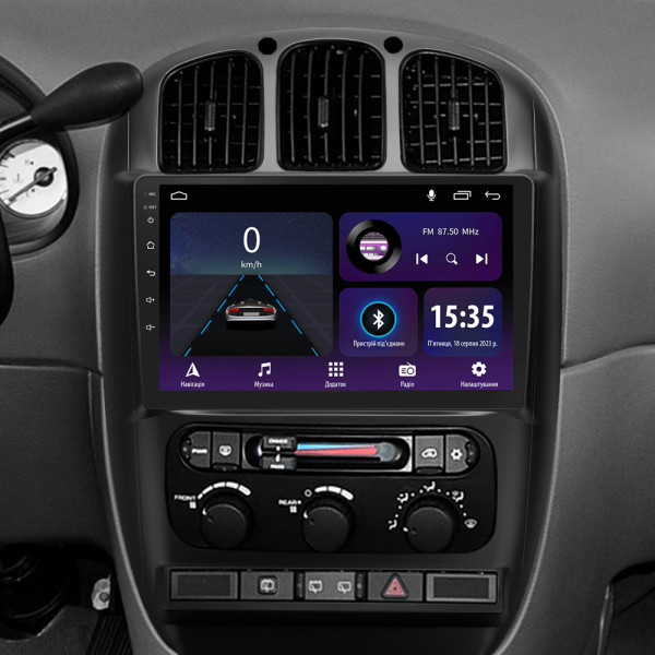 Штатная магнитола Sigma E10232 2+32 Gb Dodge Caravan 4, Chrysler Voyager RG RS, Town&Country RS 2000-2007 (B) 10″