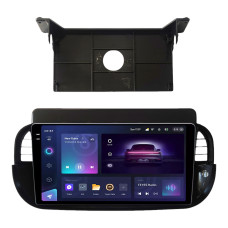 Штатна магнітола Teyes CC3 4+64 Gb Fiat 500 2007-2015 Black 9" 2k