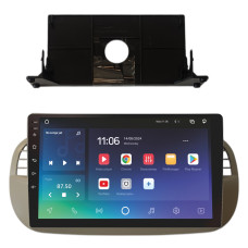 Штатна магнітола SIGMA X9432 ANDROID 10 4+32 Gb 4G DSP Fiat 500 2007-2015 Beige 9"