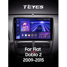 Штатная магнитола Teyes CC3 2k 4+32 Gb Fiat Doblo 2 263 2009-2015 9″