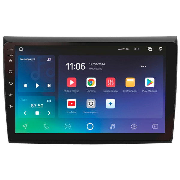 Штатна магнітола SIGMA PRO 9432 ANDROID 10 4+32 Gb 4G DSP Fiat Bravo 198 2 II 2007-2014 9
