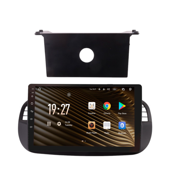 Штатна магнітола SIGMA S9432 ANDROID 10 4+32 Gb 4G DSP Fiat 500 2007-2015 Black 9
