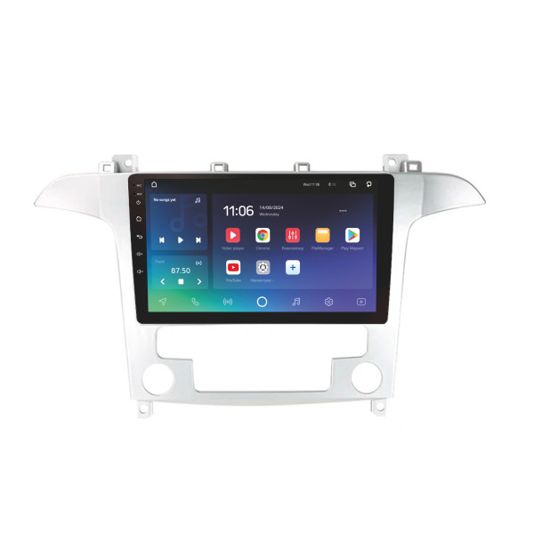 Штатна магнітола SIGMA PRO 9464 ANDROID 10 4+64 Gb 4G DSP Ford S-MAX 1 2006-2015 (F1) Silver 9