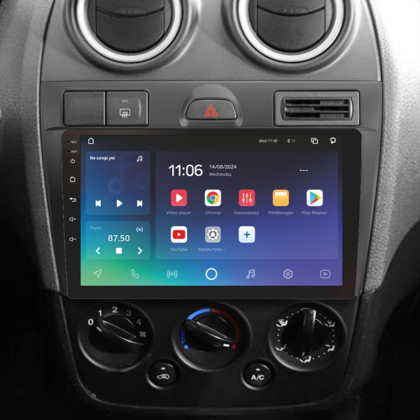 Штатна магнітола SIGMA PRO 9432 ANDROID 10 4+32 Gb 4G DSP Ford Fiesta Mk VI 5 Mk5 2002 - 2008 9