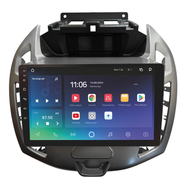 Штатна магнітола SIGMA PRO 9464 ANDROID 10 4+64 Gb 4G DSP Ford Transit 2015-2019 Silver 9