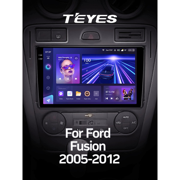 Штатна магнітола Teyes CC3 6+128 Gb з коловим оглядом 360° Ford Fusion 1 2005-2012 9