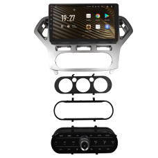 Штатна магнітола SIGMA S10432 ANDROID 10 4+32 Gb 4G DSP Ford Mondeo 4 2006-2010 Full Set AT AC Silver 10" (L1)