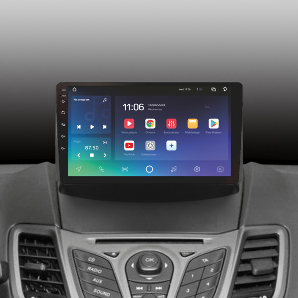 Штатна магнітола SIGMA PRO 9464 ANDROID 10 4+64 Gb 4G DSP Ford Fiesta Mk 6 (F1) 2009-2018 (B) 9