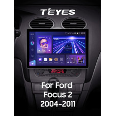 Штатна магнітола Teyes CC3 6+128 Gb Ford Focus 2 Mk 2 2004-2011 (F2) 13" 2k