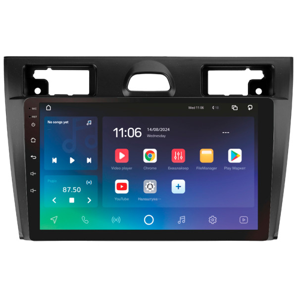 Штатна магнітола SIGMA PRO 9432 ANDROID 10 4+32 Gb 4G DSP Ford Fiesta Mk VI 5 Mk5 2002 - 2008 9