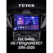 Штатна магнітола Teyes CC3 6+128 Gb з коловим оглядом 360° Geely GS 2016-2020 Emgrand EC7 1 2018-2020 (F2) 10" 2k