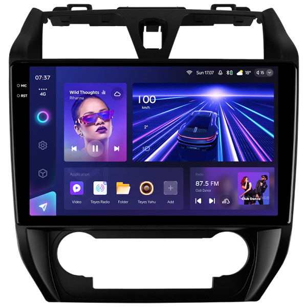 Штатная магнитола Teyes CC3 2k 4+64 Gb Geely Emgrand EC7 1 2009-2016 10″