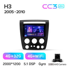 Штатна магнітола Teyes CC3 4+32 Gb Hummer H3 1 2005-2010 9" 2k (L1)