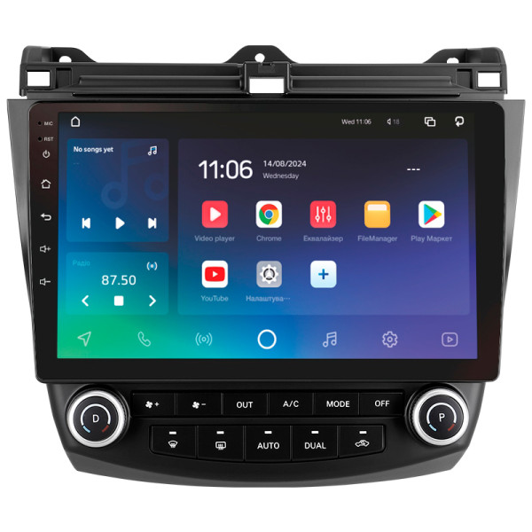 Штатна магнітола SIGMA PRO 10432 ANDROID 10 4+32 Gb 4G DSP Honda Accord 7 CM UC CL (F2) 2002-2008 10