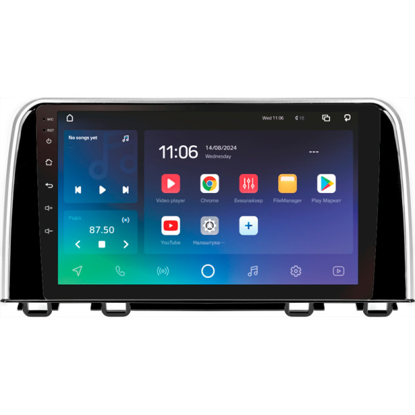 Штатна магнітола SIGMA PRO 9432 ANDROID 10 4+32 Gb 4G DSP Honda CR-V CR-V 5 RT RW 2017-2022 9