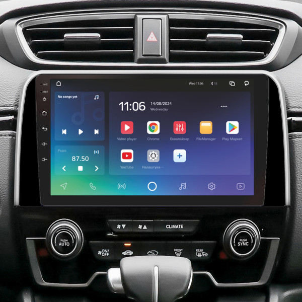 Штатна магнітола SIGMA PRO 9432 ANDROID 10 4+32 Gb 4G DSP Honda CR-V CR-V 5 RT RW 2017-2022 9