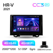 Штатная магнитола Teyes CC3 2k 4+64 Gb Honda HR-V RV RZ 2021 9″