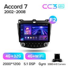 Штатна магнітола Teyes CC3 4+32 Gb Honda Accord 7 CM UC CL (F2) 2002-2008 10" 2k (L1)